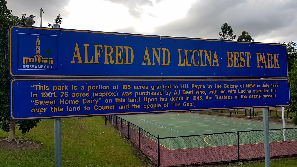 Alfred & Lucina Best Park | park | 89/139 Payne Rd, The Gap QLD 4061, Australia
