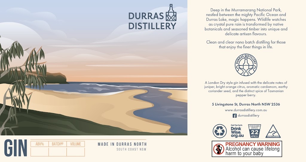 Durras Distillery | 5 Livingstone St, Durras North NSW 2536, Australia | Phone: 0409 056 729