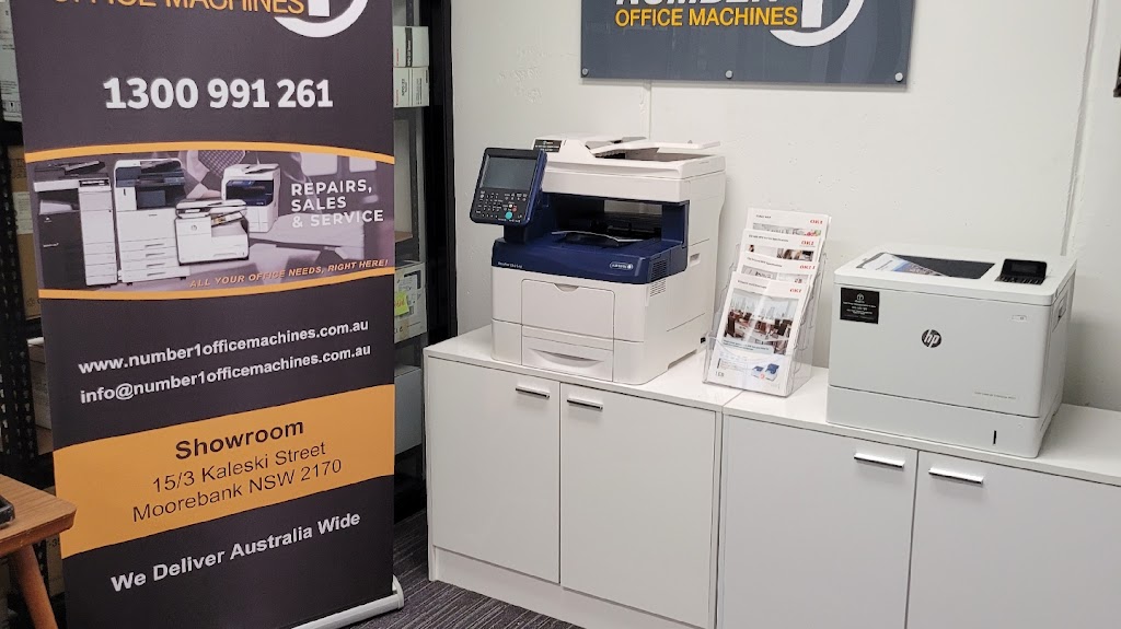 Number 1 Office Machines | Unit 15/3 Kaleski St, Moorebank NSW 2170, Australia | Phone: 1300 991 261