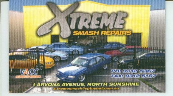 X-Treme Smash Repairs | car repair | 1 Arvona Ave, Sunshine North VIC 3020, Australia | 0393125367 OR +61 3 9312 5367