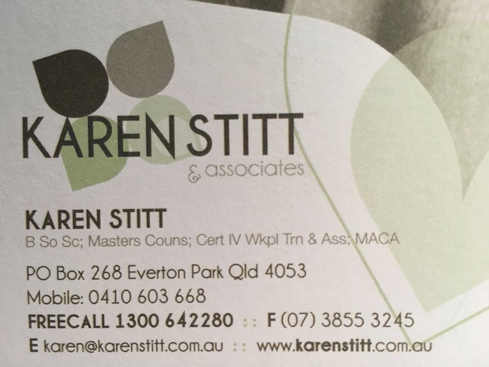 Karen Stitt & Associates | health | 32 Caratel St, Stafford Heights QLD 4053, Australia | 0410603668 OR +61 410 603 668