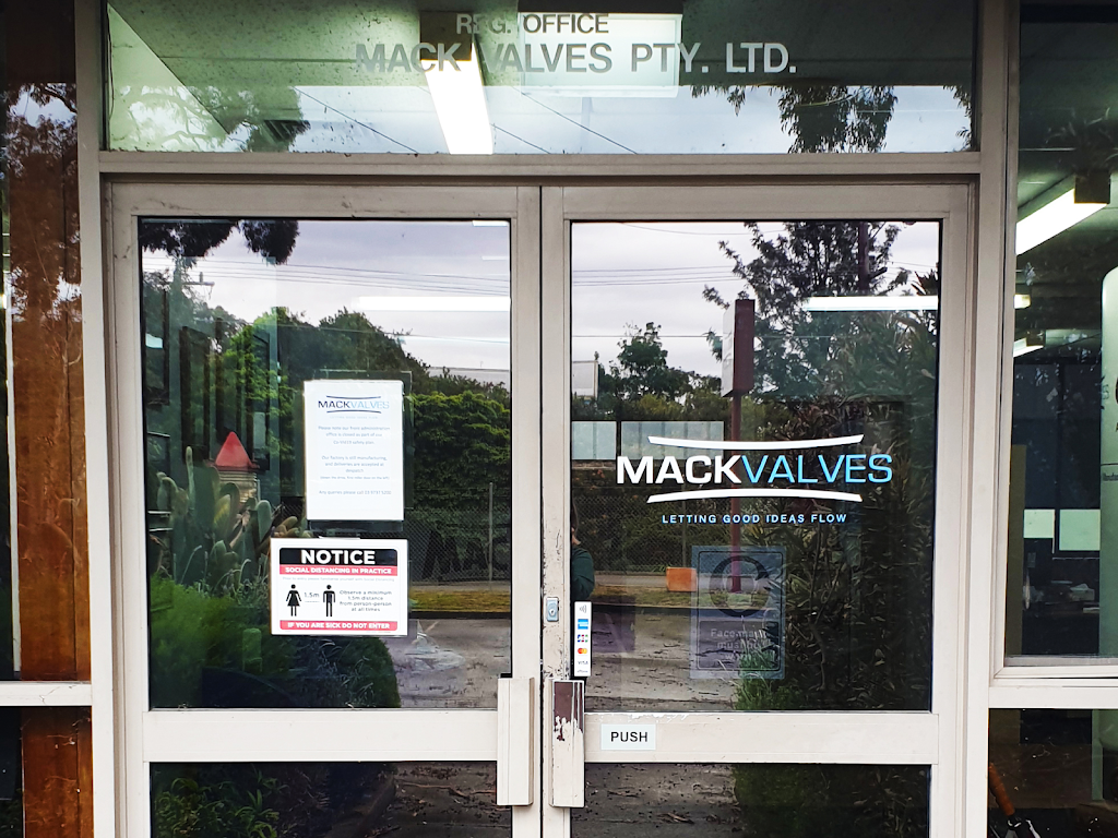 Mack Valves Australia | Unit 3/34 Garden St, Kilsyth VIC 3137, Australia | Phone: (03) 9737 5200