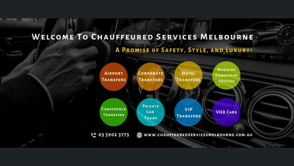 Chauffeured Services Melbourne | 4 Platt Cl, Pakenham VIC 3810, Australia | Phone: 0432 075 518