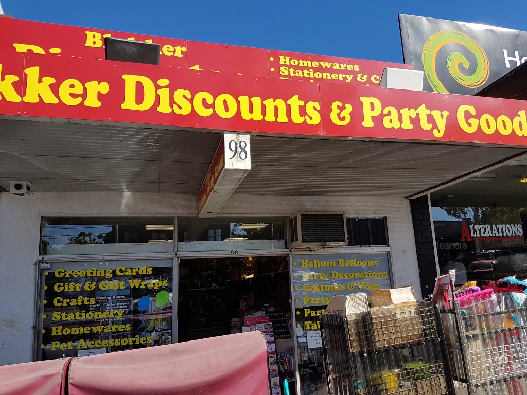 Blocker Discount & Party Goods | 98 Lower Plenty Rd, Rosanna VIC 3084, Australia | Phone: (03) 9456 9666