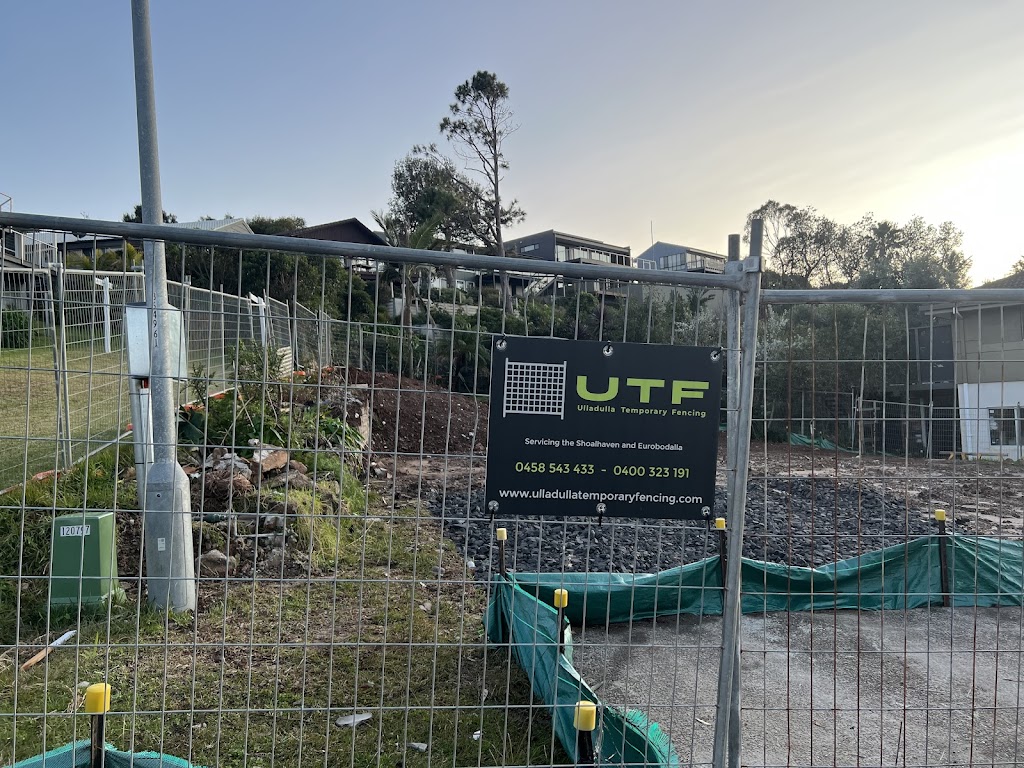UTF - Ulladulla Temporary Fencing | 18 Blackburn Rd, Ulladulla NSW 2539, Australia | Phone: 0458 543 433
