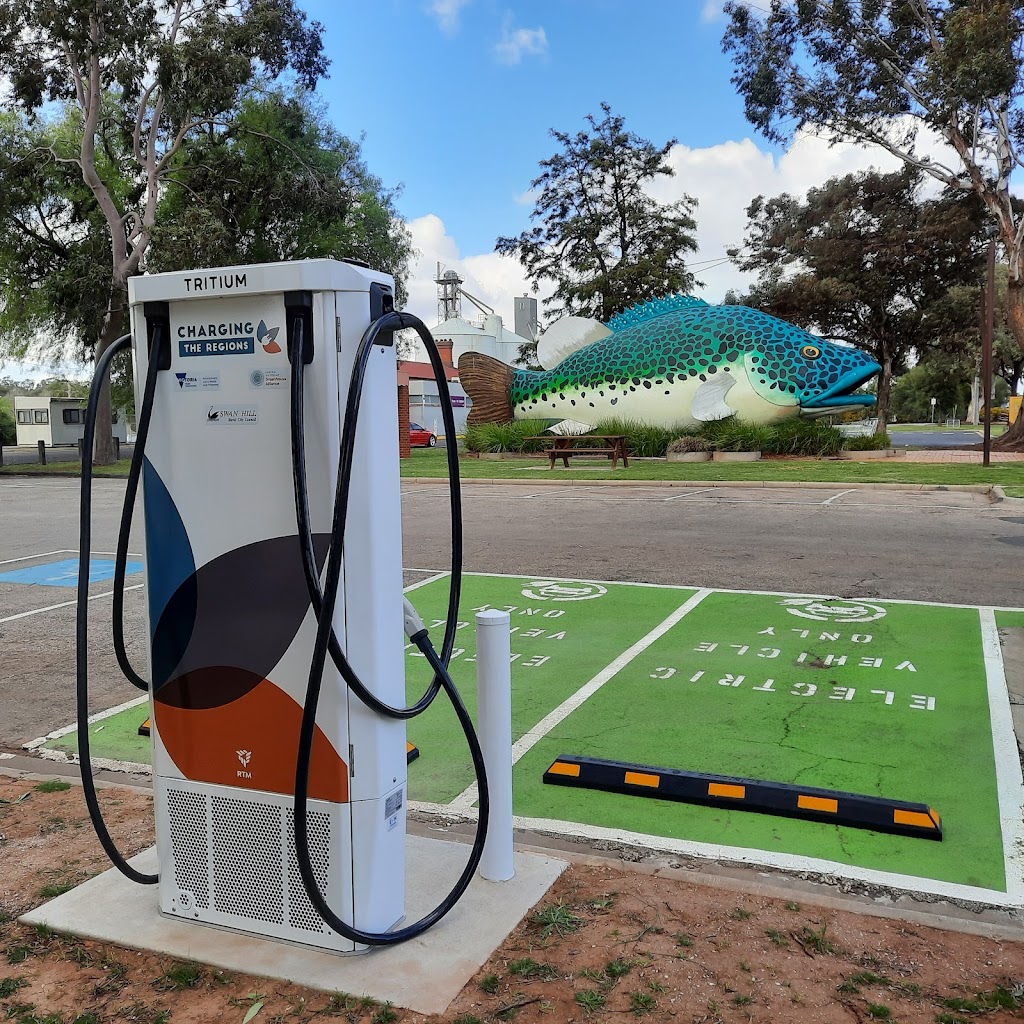 Evie Charging Station | 135 Curlewis St, Swan Hill VIC 3585, Australia | Phone: 1300 463 843