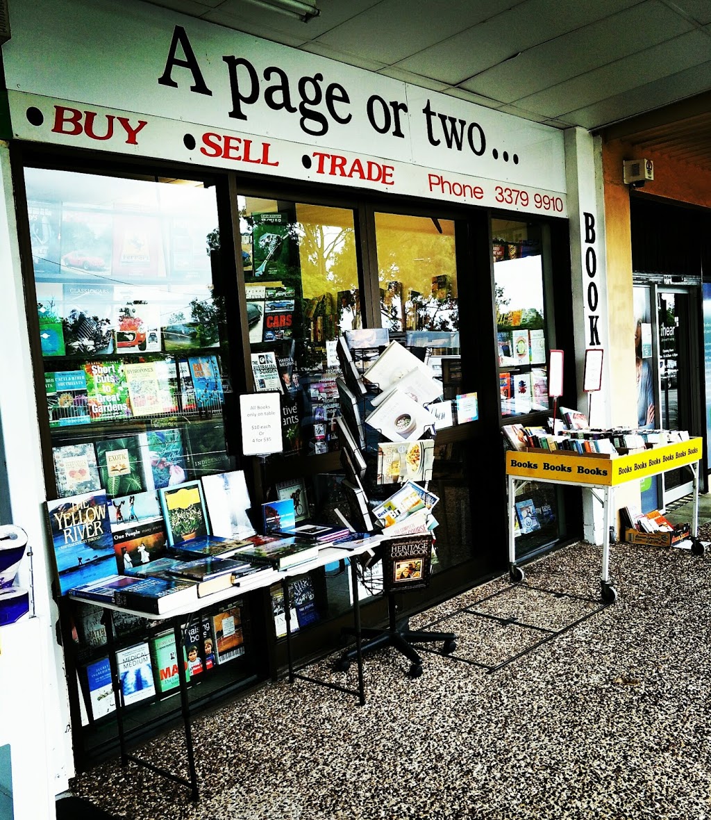 A page or two | book store | 605 Oxley Rd, Corinda QLD 4075, Australia | 0733799910 OR +61 7 3379 9910
