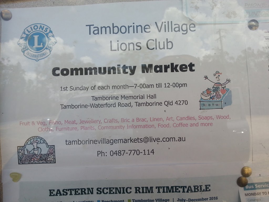 Tamborine Markets | clothing store | QLD, 2720 Waterford Tamborine Rd, Tamborine QLD 4270, Australia | 0487770114 OR +61 487 770 114