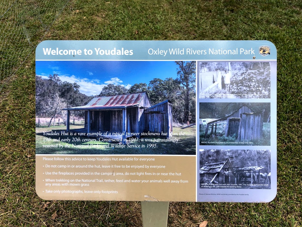Youdales Hut campground and picnic area | campground | Spielios Trail, Yarrowitch NSW 2354, Australia | 0267772755 OR +61 2 6777 2755