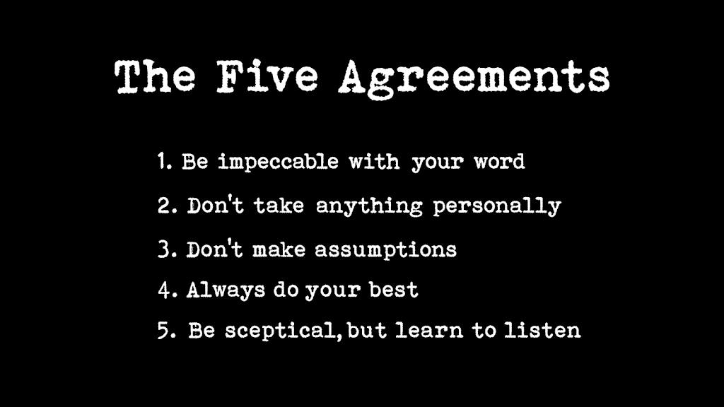 The Five Agreements | 10 Kilsyth Ave, Toorak VIC 3142, Australia | Phone: 0425 783 228