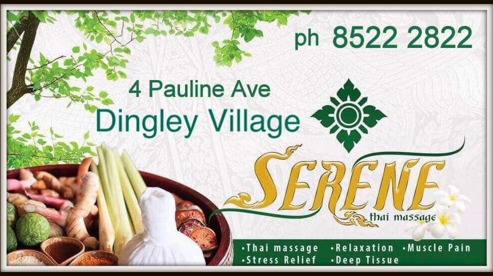 SERENE THAI MASSAGE | spa | 4 Pauline Ave, Dingley Village VIC 3172, Australia | 0385222822 OR +61 3 8522 2822