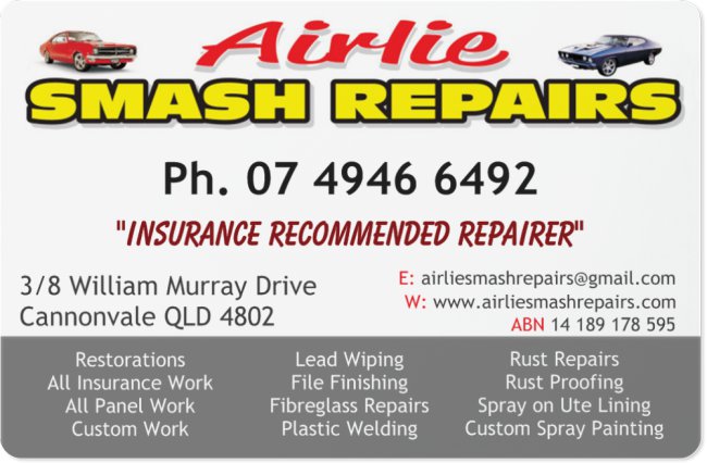 Airlie Smash Repairs / Airlie Beach Smash Repairs | car repair | 3/8 William Murray Dr, Cannonvale QLD 4802, Australia | 0749466492 OR +61 7 4946 6492