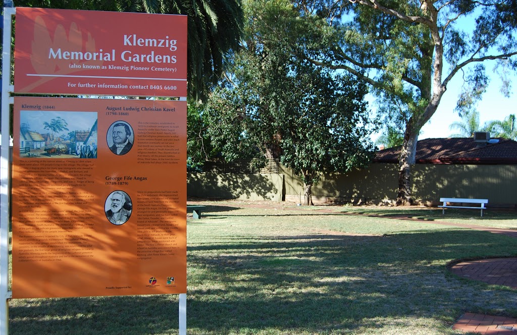 Klemzig Pioneer Memorial Garden | 6 Spring Grove, Klemzig SA 5087, Australia