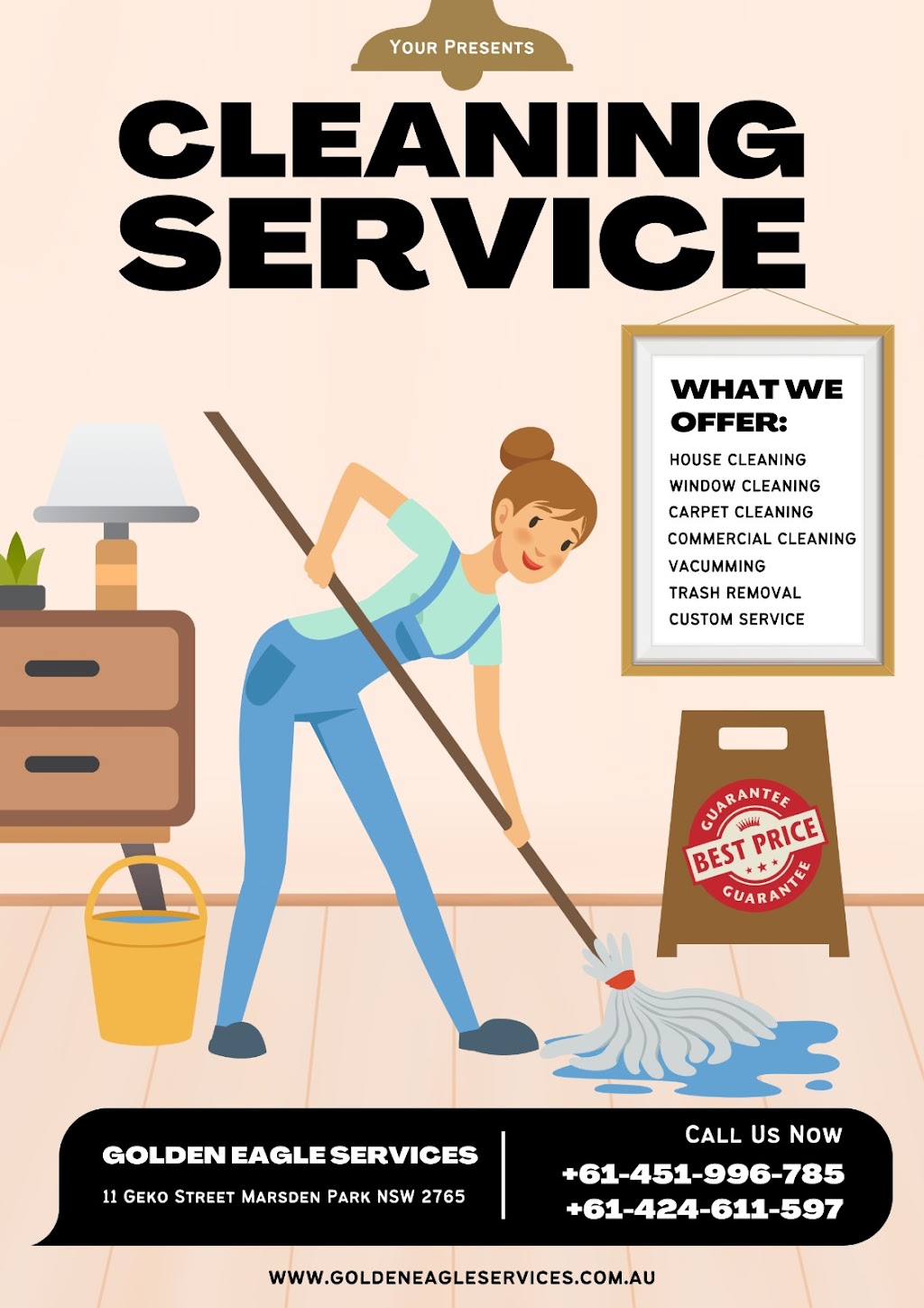 Golden eagle services pty ltd | 11 Gecko St, Marsden Park NSW 2765, Australia | Phone: 0451 996 785