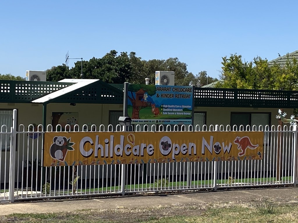 Ararat Childcare and Kinder Retreat | 37 McNeill St, Ararat VIC 3377, Australia | Phone: (03) 5352 4995