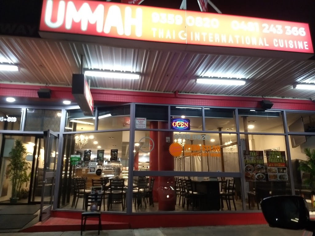 UMMAH Thai & International Cuisine | restaurant | 544-546 Mahoneys rd, Campbellfield, Melbourne VIC 3061, Australia | 0393590820 OR +61 3 9359 0820