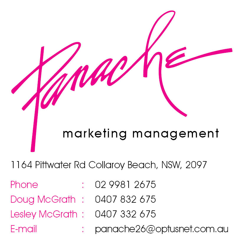 Panache Marketing Management Pty Ltd |  | 1164 Pittwater Rd, Collaroy NSW 2097, Australia | 0299812675 OR +61 2 9981 2675