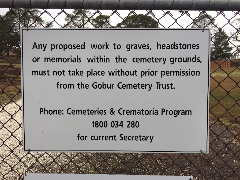 Gobur Cemetery | cemetery | 941 Yarck Rd, Gobur VIC 3719, Australia