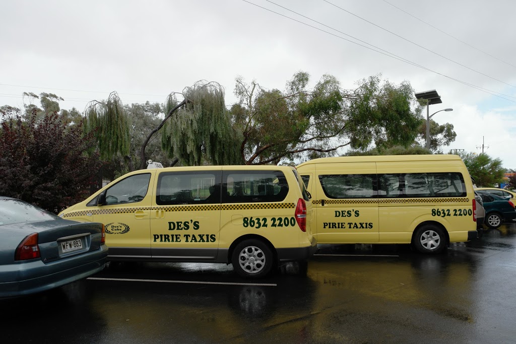 Dess Pirie Taxis |  | 66 Anzac Rd, Port Pirie SA 5540, Australia | 0886322200 OR +61 8 8632 2200