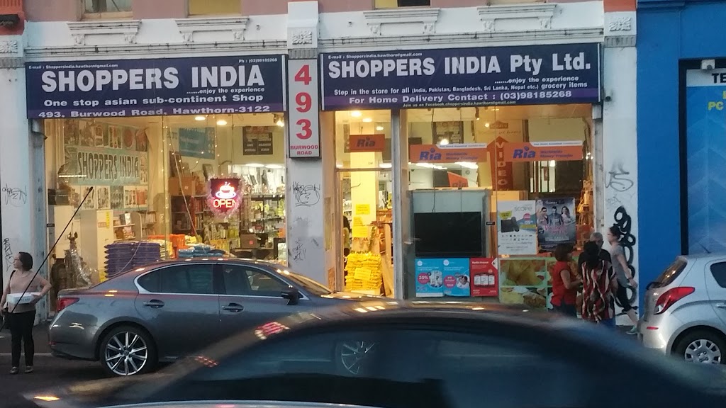 Shoppers India | store | 493 Burwood Rd, Hawthorn VIC 3122, Australia | 0398185268 OR +61 3 9818 5268