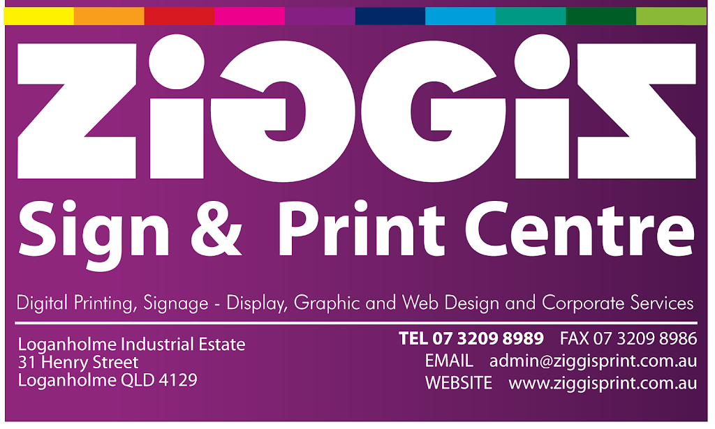 Ziggis Print Centre | 31 Henry St, Loganholme QLD 4129, Australia | Phone: (07) 3209 8989