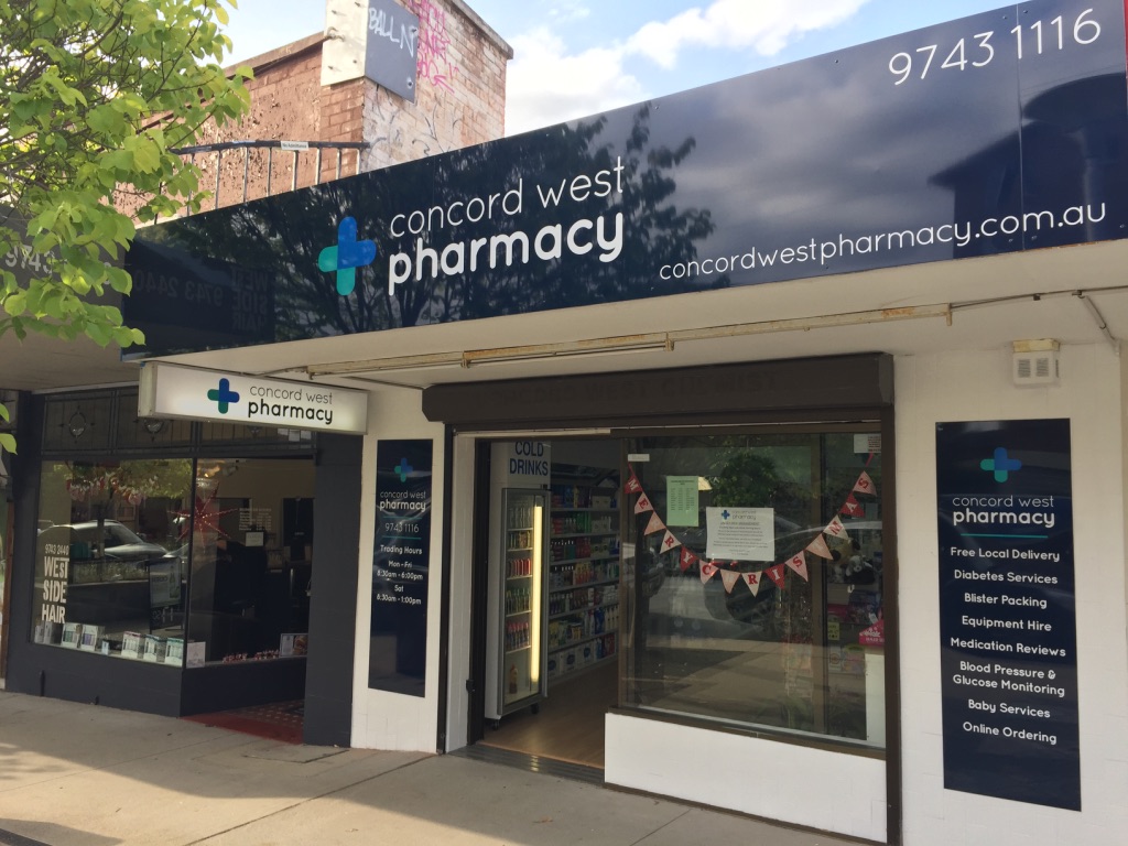 Concord West Pharmacy | pharmacy | 25 Victoria Ave, Concord West NSW 2138, Australia | 0297431116 OR +61 2 9743 1116