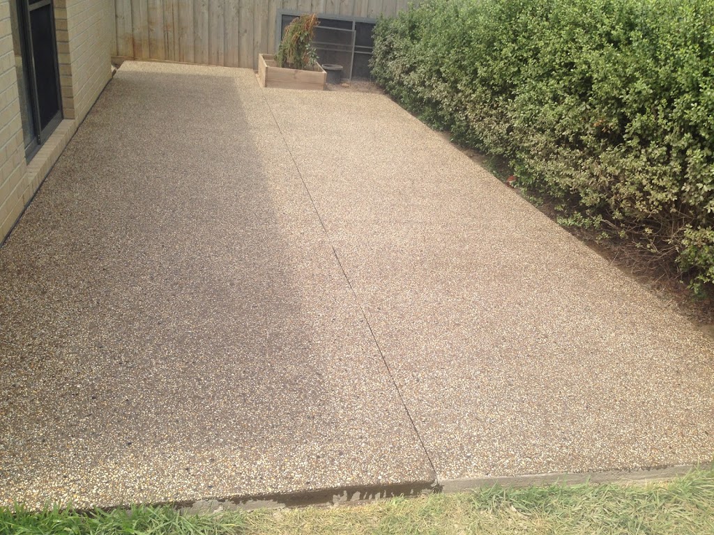 Exposed aggregate Concrete | 69 Heany Park Rd, Rowville VIC 3178, Australia | Phone: (03) 9764 3133