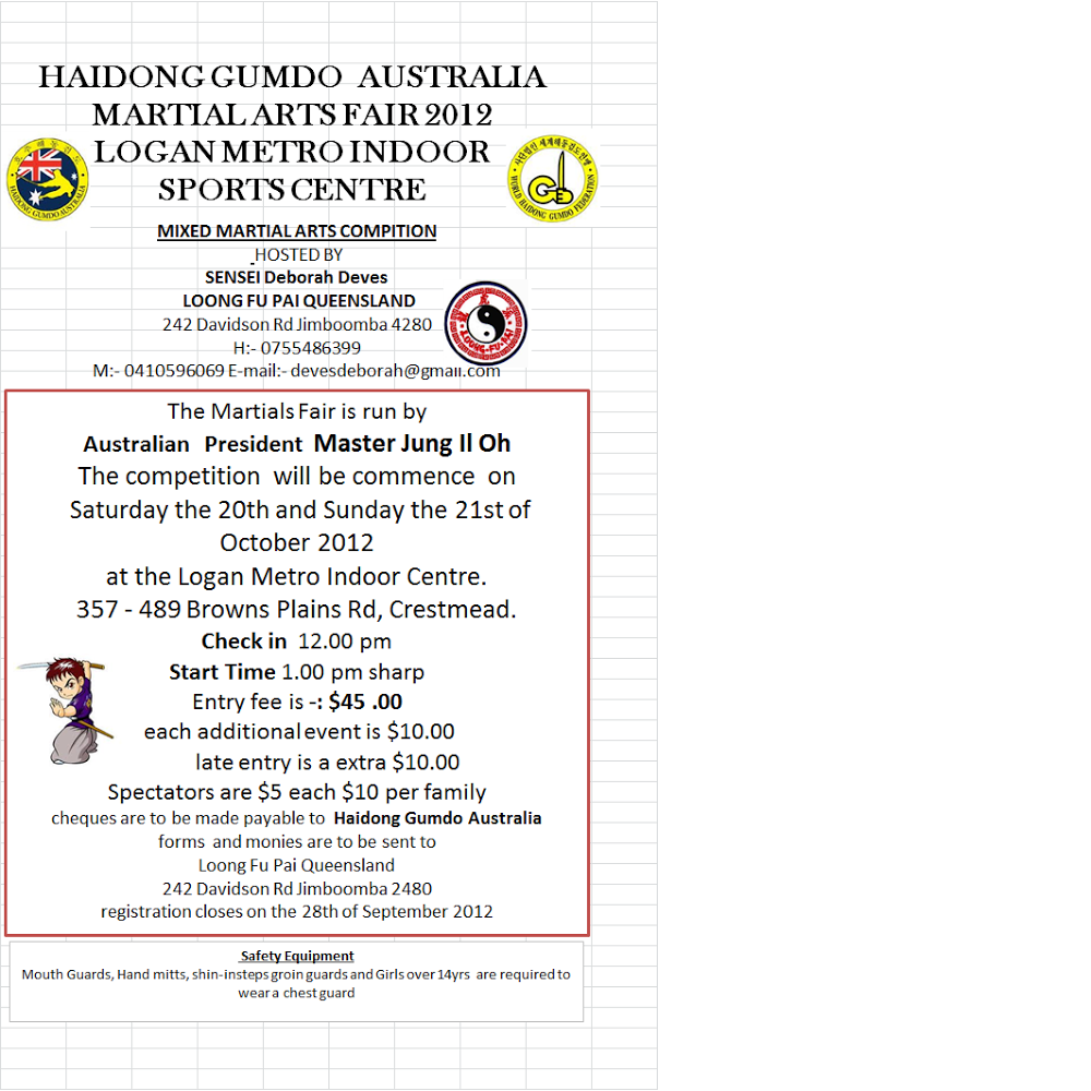 Loong Fu Pai and Haidong Gumdo Martial Arts | health | 242 Davidson Rd, Jimboomba QLD 4280, Australia | 0410596069 OR +61 410 596 069