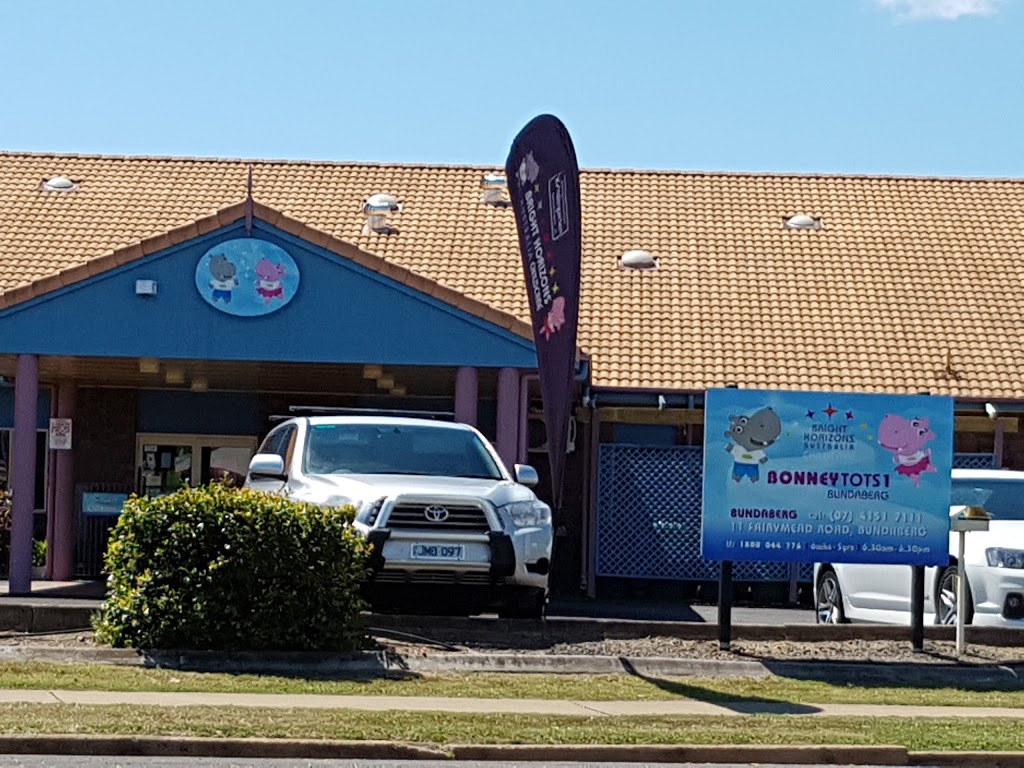 Bonney Tots Early Learning Centre |  | 11 Fairymead Rd, Bundaberg North QLD 4670, Australia | 0741517111 OR +61 7 4151 7111