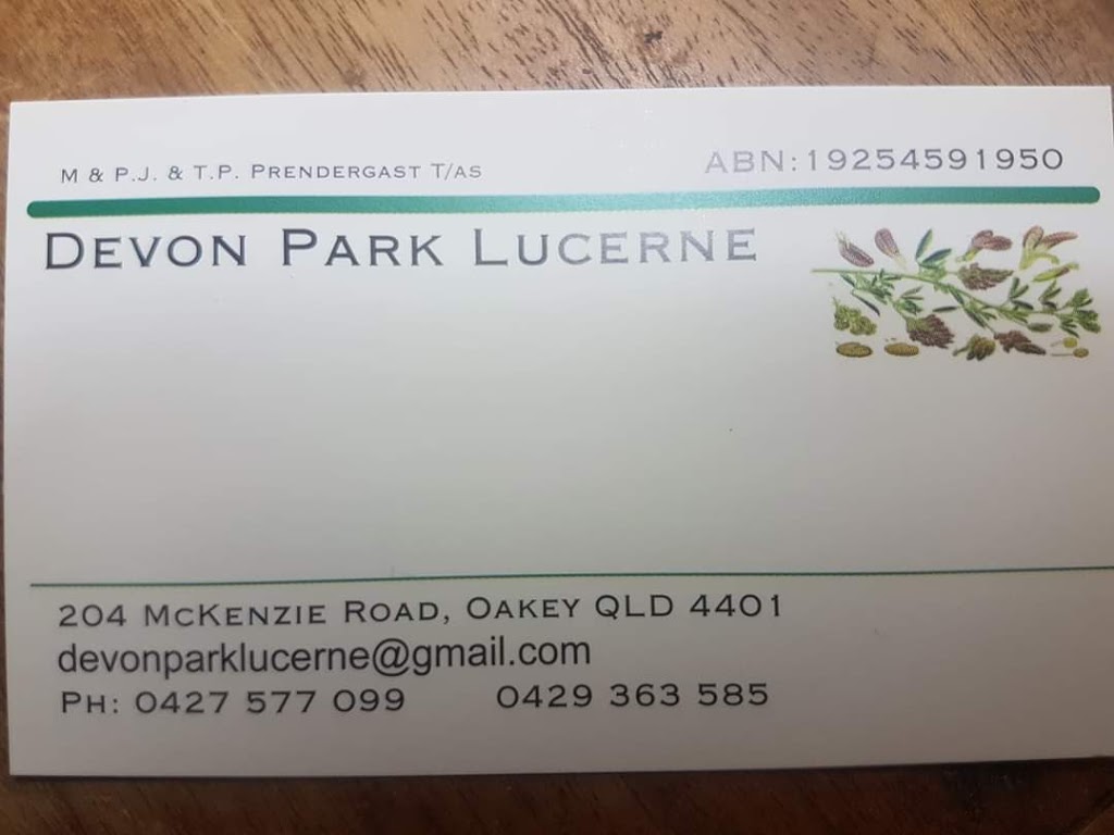 Devon Park Lucerne | store | 204 McKenzie Rd, Oakey QLD 4401, Australia | 0429363585 OR +61 429 363 585