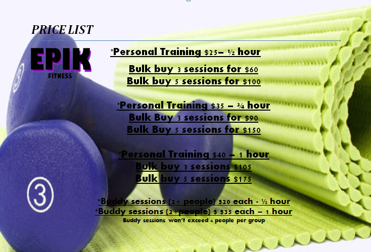 Epik Fitness and Training | health | Roslyn Ave, Blackmans Bay TAS 7052, Australia | 0424698003 OR +61 424 698 003