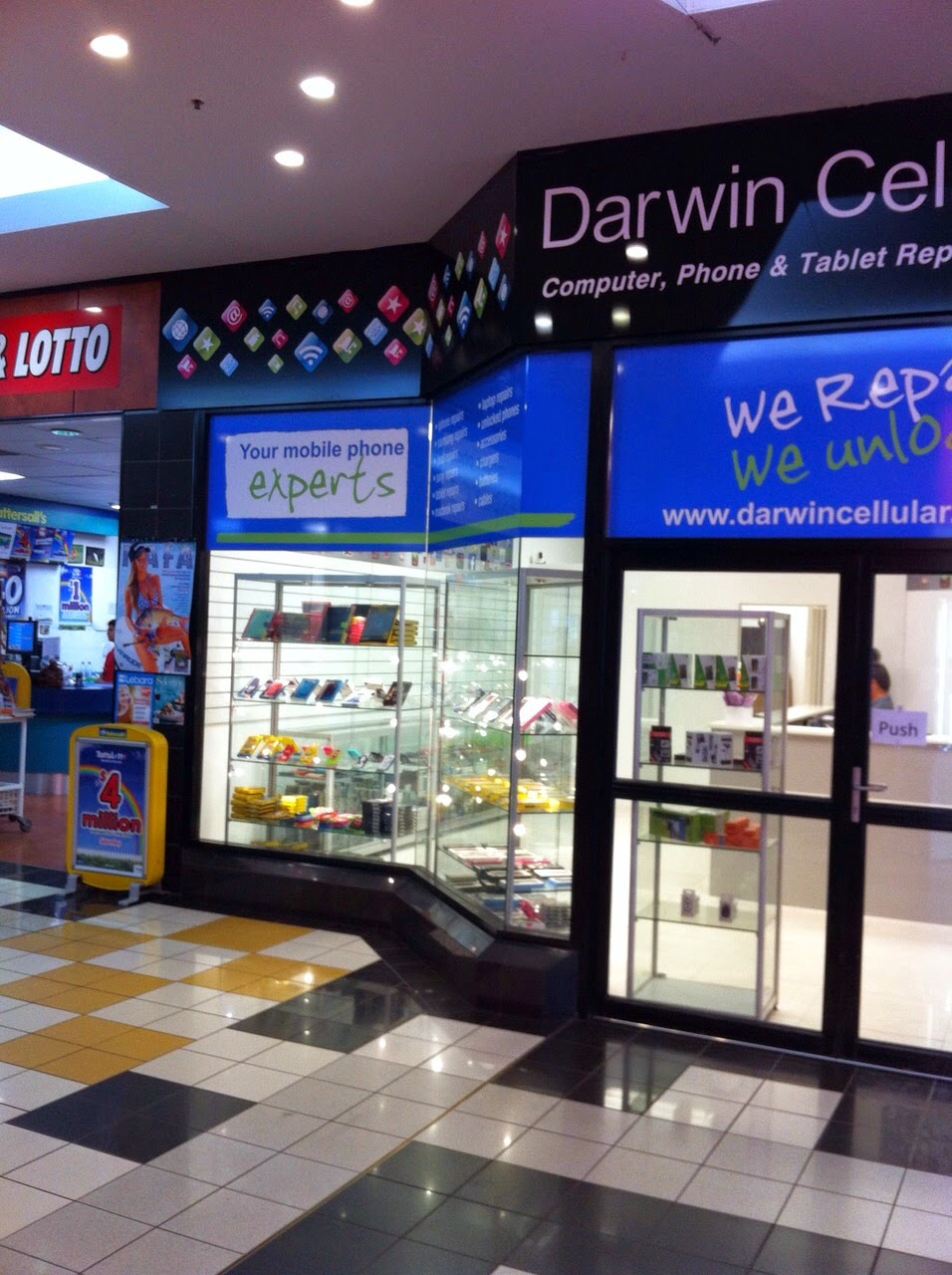 Darwin Cellular Repairs | store | 55-59 Mitchell St, Darwin City NT 0800, Australia | 0889812980 OR +61 8 8981 2980