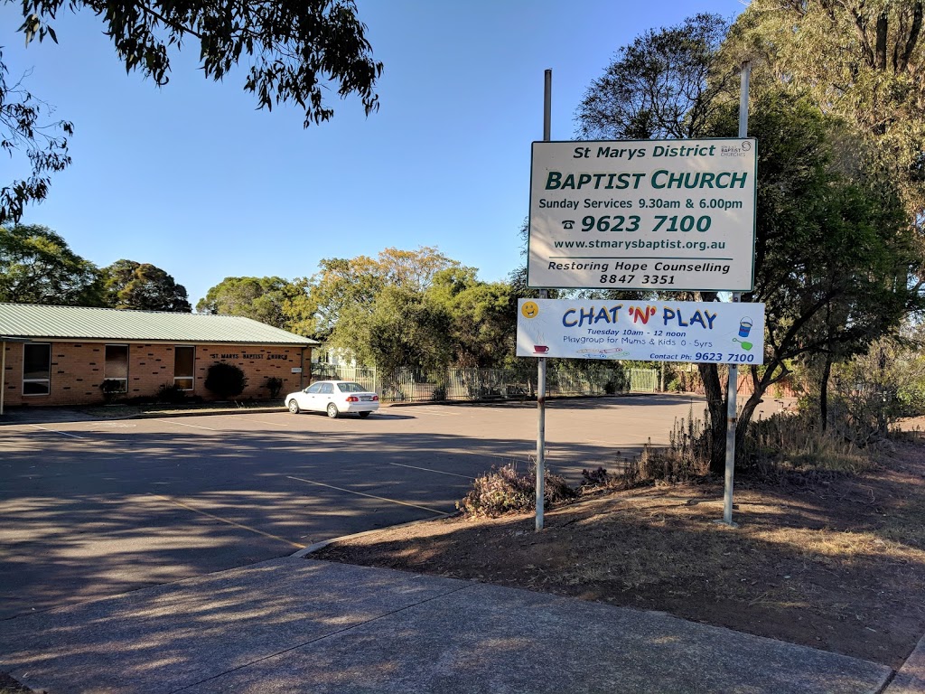 St Marys District Baptist Church | 253 Great Western Hwy, St Marys NSW 2759, Australia | Phone: (02) 9623 7100