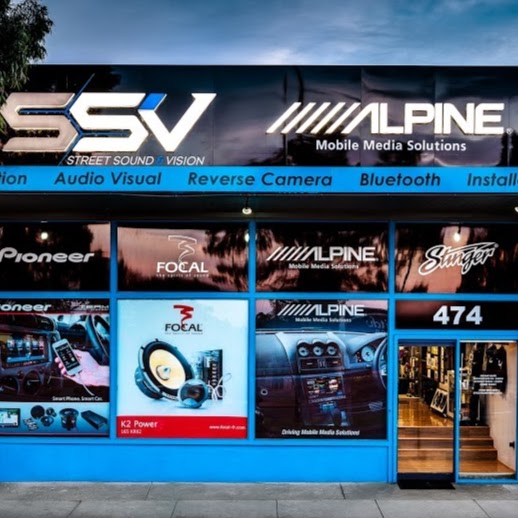 SSV Street Sound & Vision | electronics store | 474 Whitehorse Rd, Mitcham VIC 3132, Australia | 0398745678 OR +61 3 9874 5678