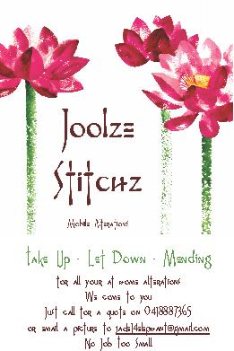 Joolze Stitchz | store | 121/118 Bellflower Rd, Sippy Downs QLD 4556, Australia | 0418887365 OR +61 418 887 365