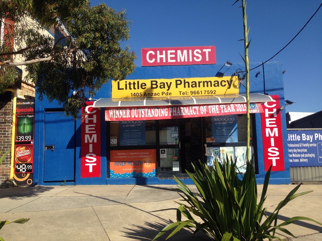 Little Bay Pharmacy | pharmacy | 1405 Anzac Parade, Little Bay NSW 2036, Australia | 0296617592 OR +61 2 9661 7592
