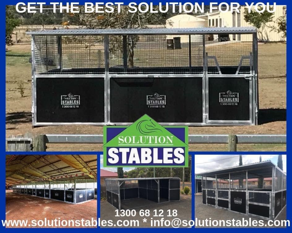 Solution Stables | 8 Stolzenberg St, Kingaroy QLD 4610, Australia | Phone: 1300 681 218