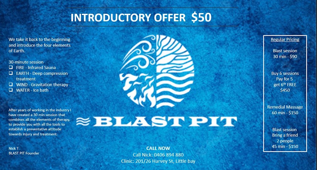 BLAST PIT |  | 201/26 Harvey St, Little Bay NSW 2036, Australia | 0406894880 OR +61 406 894 880