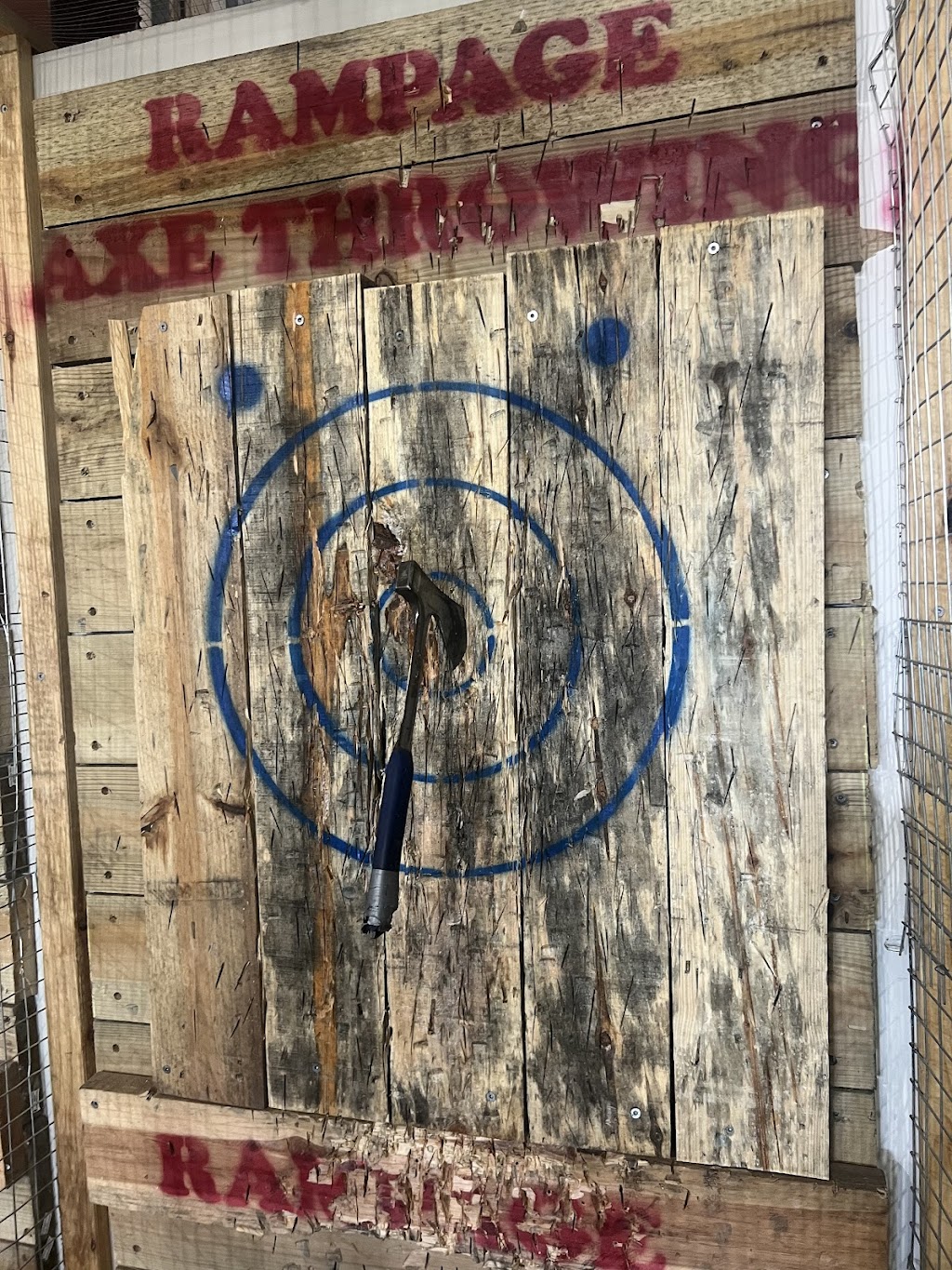 Rampage Axe Throwing | 83 Oxford St, North Booval QLD 4303, Australia | Phone: 1300 429 527