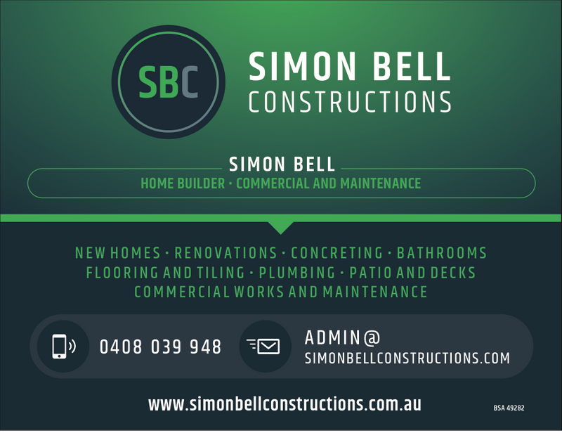 Simon Bell Constructions | 29 Kens Ct, Alice River QLD 4817, Australia | Phone: 0408 039 948