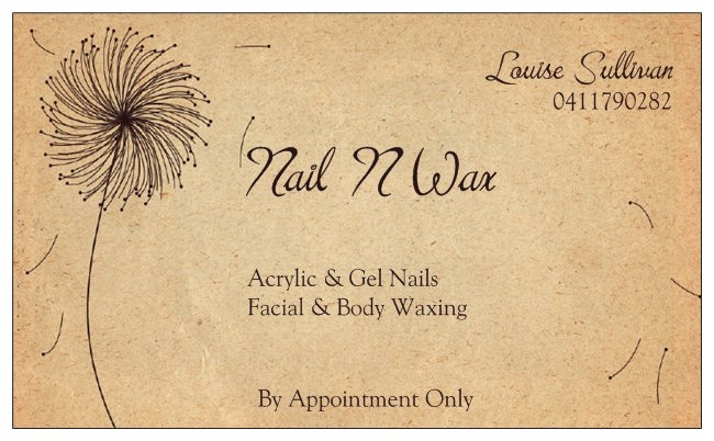 Nail N Wax | 2 Shepherd Grove, Emerald QLD 4720, Australia | Phone: 0411 790 282