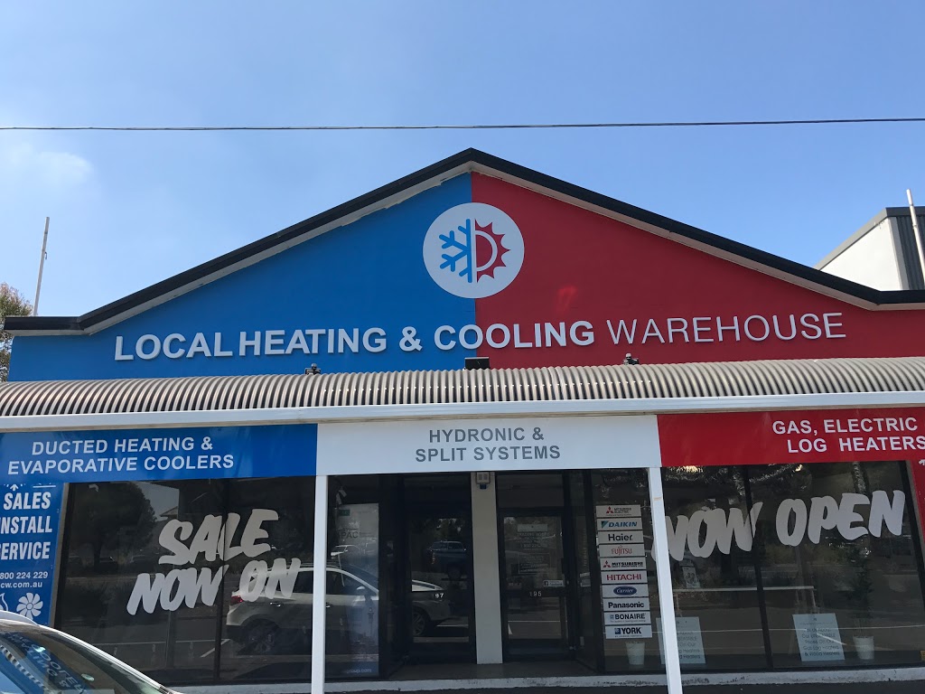 Local Heating & Cooling Warehouse | 195 Melbourne Rd, Rippleside VIC 3215, Australia | Phone: 1800 224 229