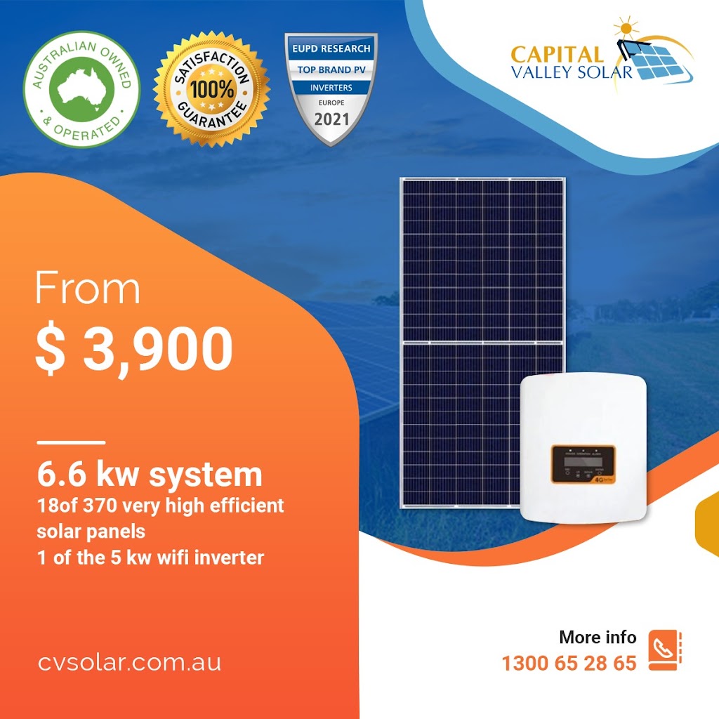 Capital Valley Solar |  | 14 Mottram St, Taylor ACT 2913, Australia | 1300652865 OR +61 1300 652 865
