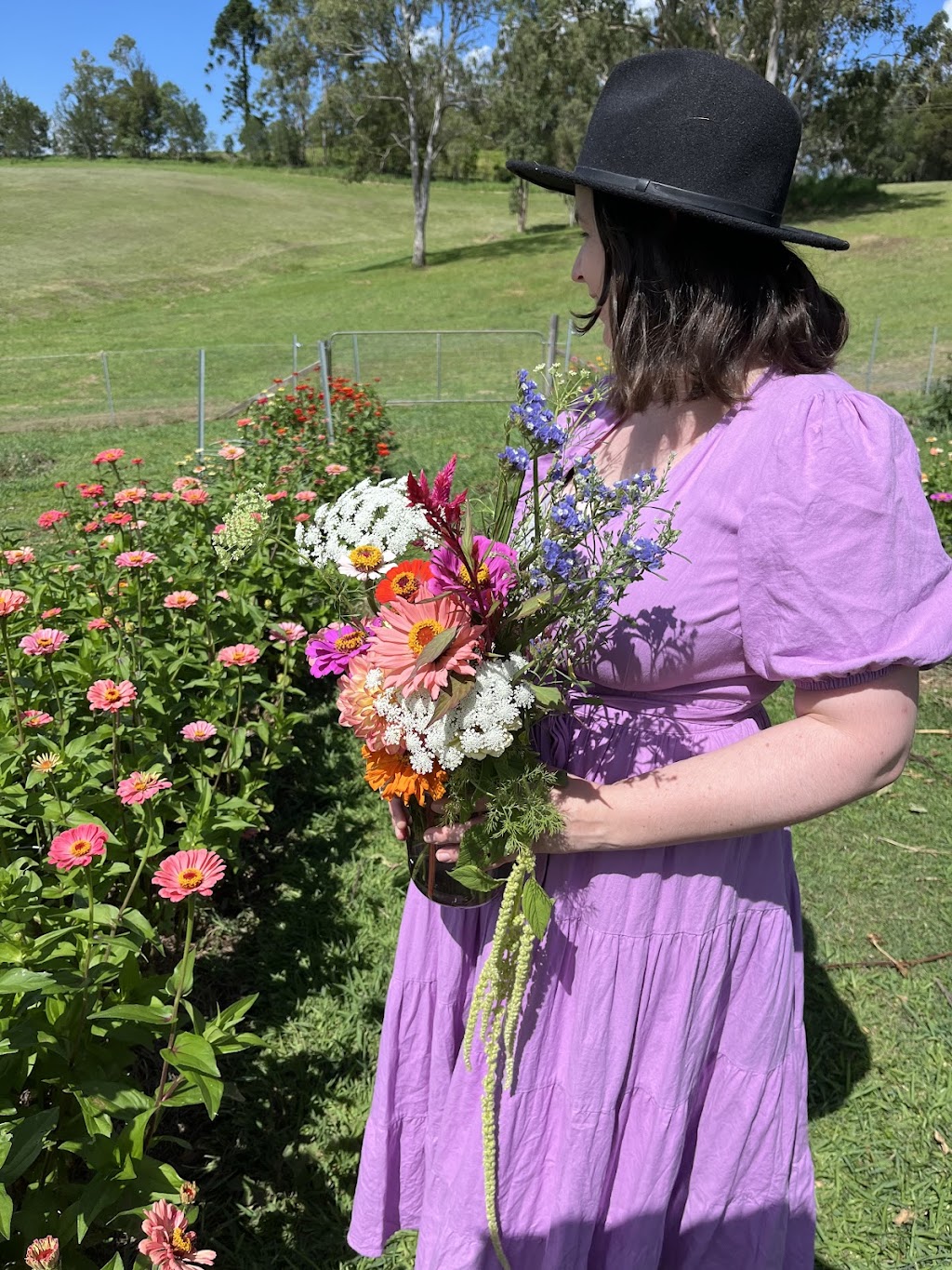 Blooms on View Flower Farm | 2299 Mount Mee Rd, Ocean View QLD 4521, Australia | Phone: 0434 828 825