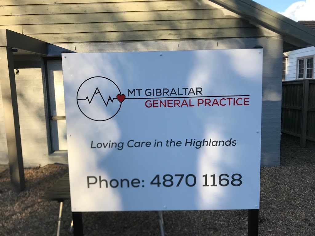 Mount Gibraltar General Practice | hospital | 6b Mona Rd, Bowral NSW 2576, Australia | 0248701168 OR +61 2 4870 1168