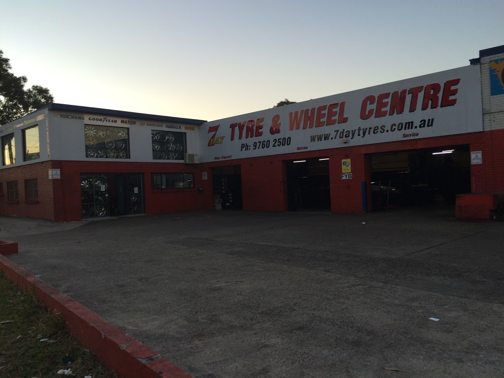 7 Day Tyres & Wheels | car repair | 15-21 Parramatta Rd, Clyde NSW 2142, Australia | 0297602500 OR +61 2 9760 2500