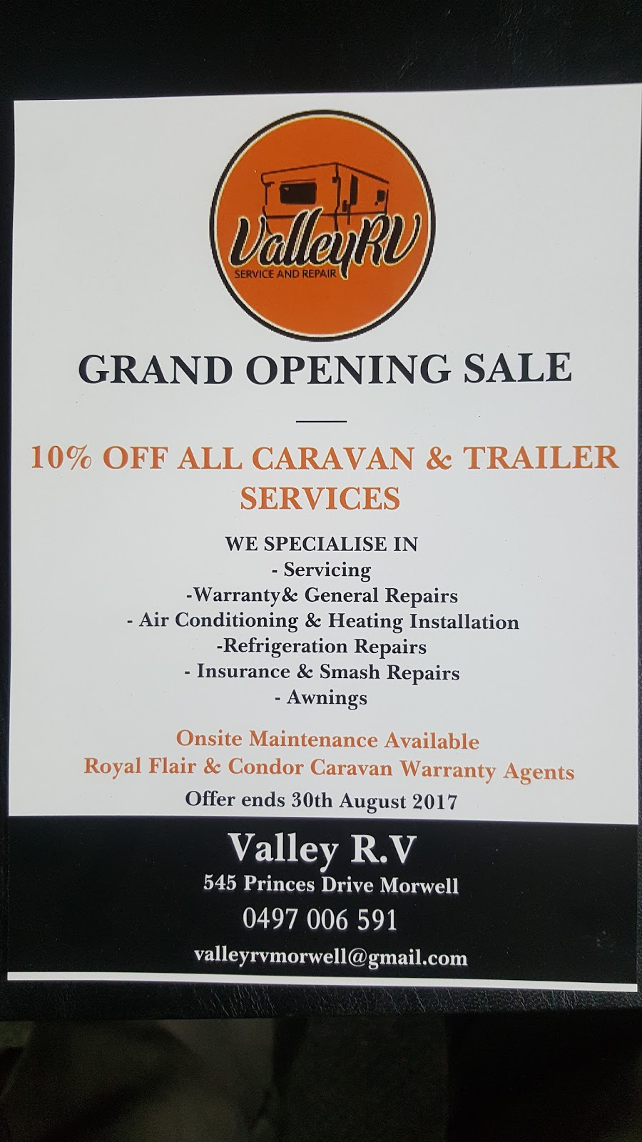 Valley RV | car repair | 545 Princes Dr, Morwell VIC 3840, Australia | 0497006591 OR +61 497 006 591