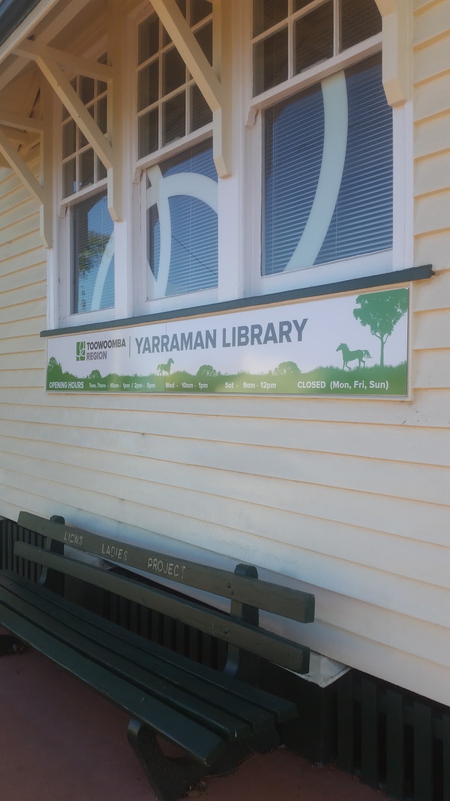 Yarraman Library | library | Cnr Toomey and, Douglas St, Yarraman QLD 4614, Australia | 0741638348 OR +61 7 4163 8348
