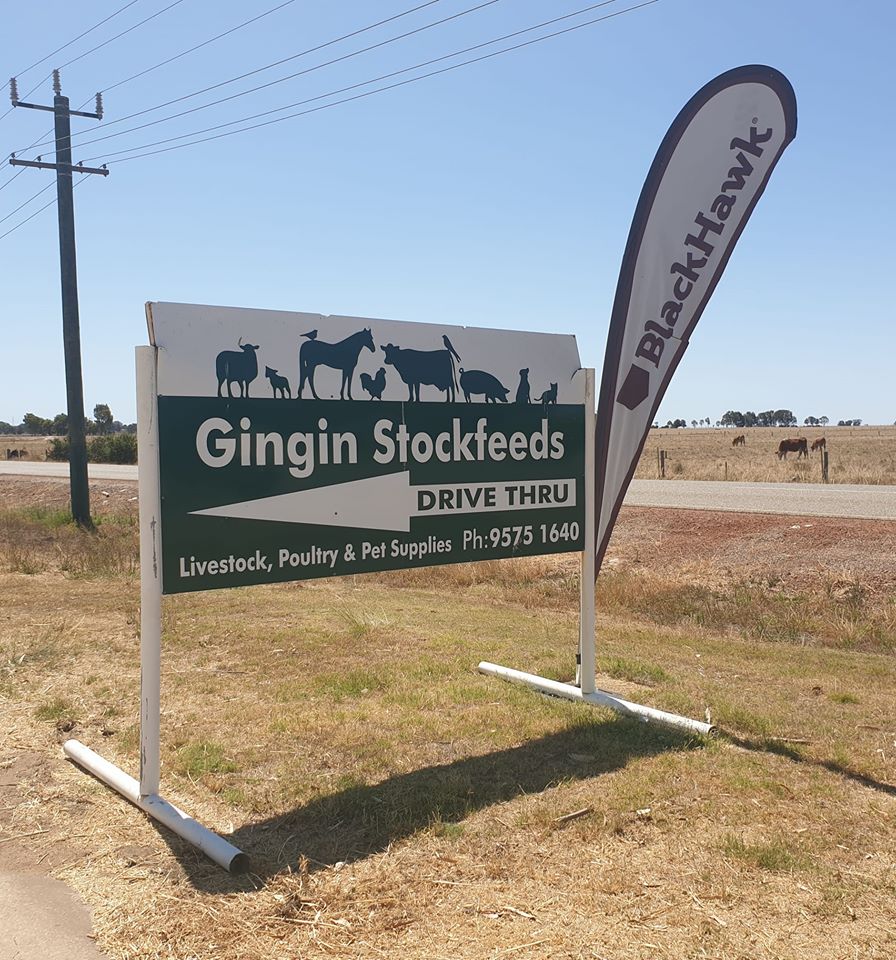 Gingin Stockfeeds | store | Units 3&4, 27 Gingin Brook Rd, Gingin WA 6503, Australia | 0895751640 OR +61 8 9575 1640