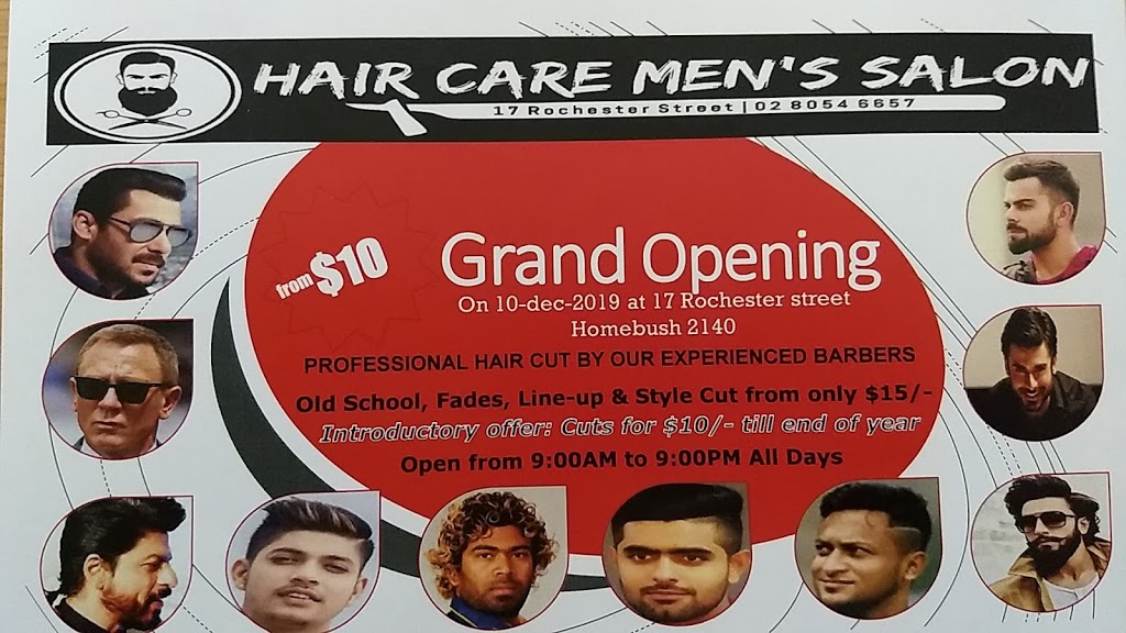 Hair Care Mens Salon | hair care | 17 Rochester St, Homebush NSW 2140, Australia | 0280546657 OR +61 2 8054 6657